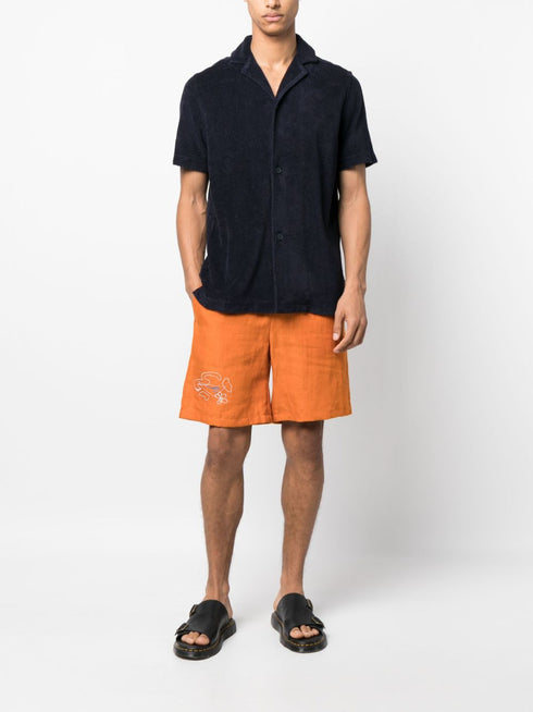 Howell cotton towelling shirt